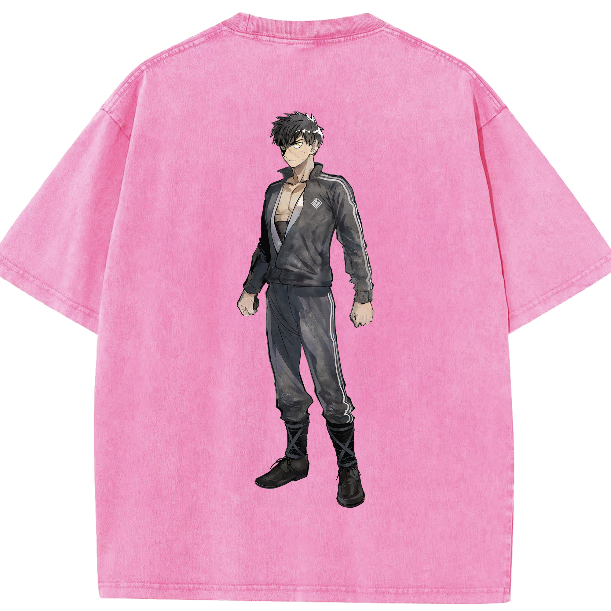 （画像用） 刀剣乱舞 Touken Ranbu 綿100% ヴィンテージ風 半袖Tシャツ（背面プリント）